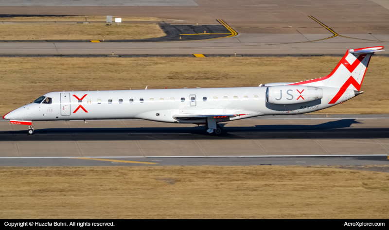 Photo of N247JX - JSX Embraer ERJ145 at DAL on AeroXplorer Aviation Database