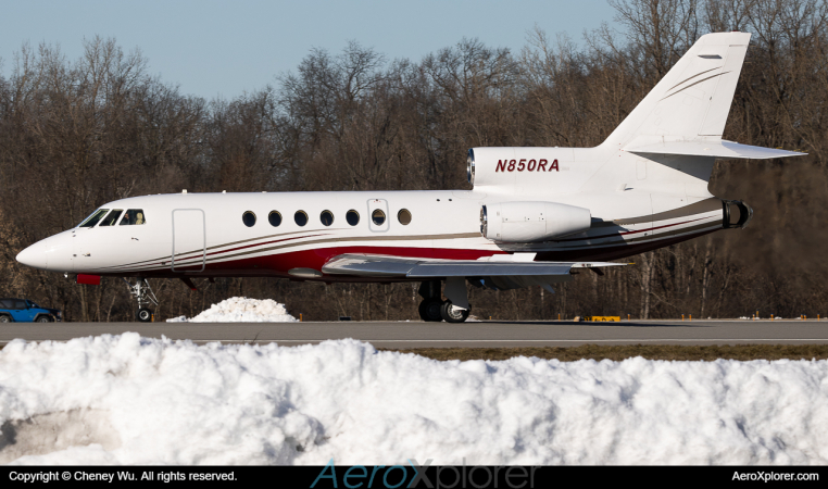 Photo of N850RA - Royal Air Freight Dassault Falcon 50 at PTK on AeroXplorer Aviation Database