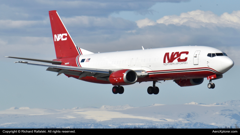 Photo of N403YK - Northern Air Cargo Boeing 737-400F at ANC on AeroXplorer Aviation Database