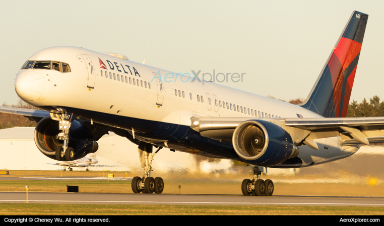 Photo of N661DN - Delta Airlines Boeing 757-200 at PTK on AeroXplorer Aviation Database