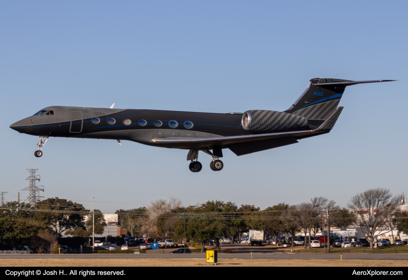 Photo of N1AE - PRIVATE Gulfstream G550 at ADS on AeroXplorer Aviation Database