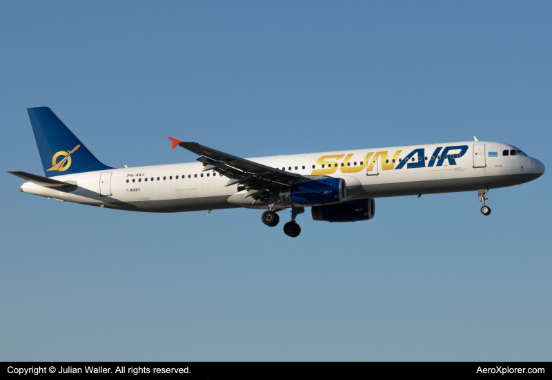 Photo of P4-AAJ - Sun Air Airbus A321-200 at MIA on AeroXplorer Aviation Database