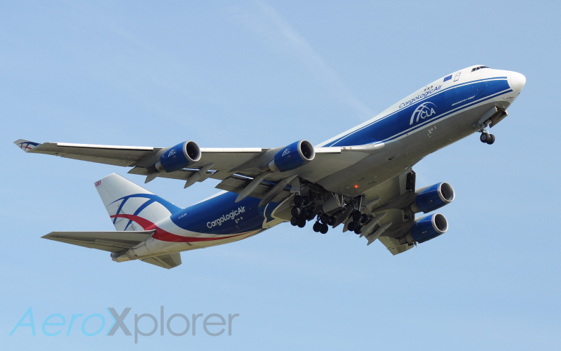 Photo of G-CLAA - AirBridge Cargo Boeing 747-400F at HHN on AeroXplorer Aviation Database