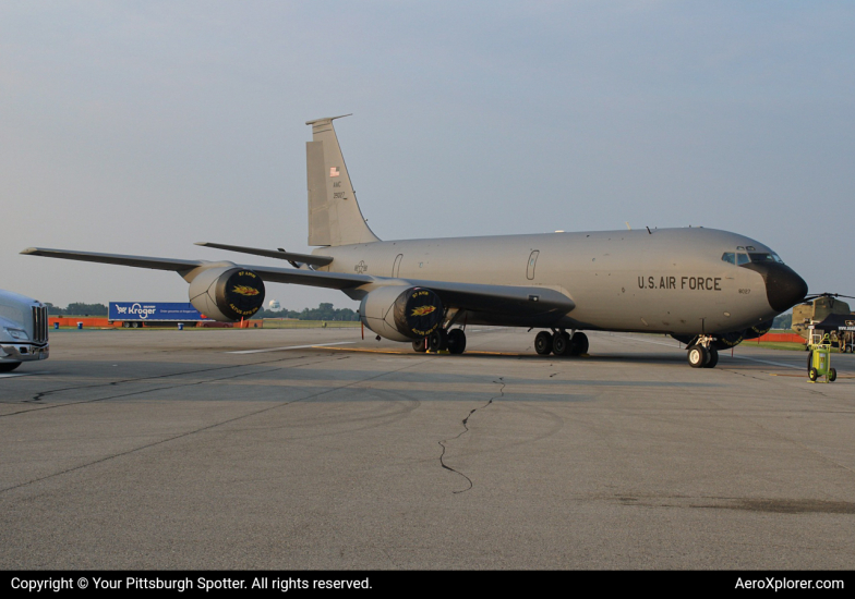 Photo of 63-8027 - USAF - United States Air Force Boeing KC-135 Stratotanker at DAY on AeroXplorer Aviation Database