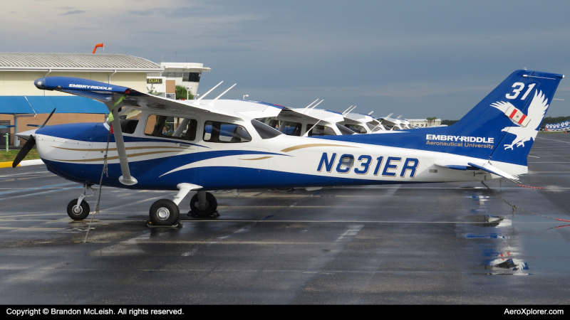 Photo of N831ER - Embry-Riddle Aeronautical University Cessna 172 at DAB on AeroXplorer Aviation Database