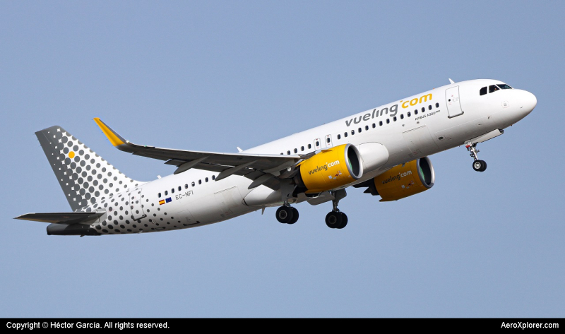 Photo of EC-NFI - Vueling Airbus A320NEO at AGP on AeroXplorer Aviation Database
