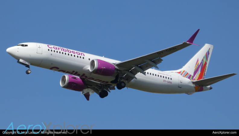 Photo of 9Y-GRN - Caribbean Airlines Boeing 737 MAX 8 at YYZ on AeroXplorer Aviation Database