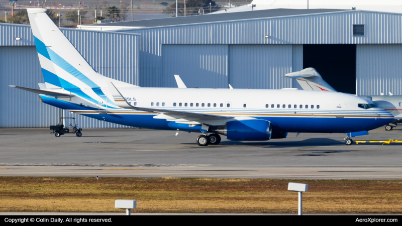 Photo of N889LS - Las Vegas Sands Boeing 737-700BBJ at DAB on AeroXplorer Aviation Database