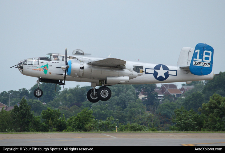 Photo of N125AZ - Arizona CAF  North American B-25 Mitchell at AGC on AeroXplorer Aviation Database