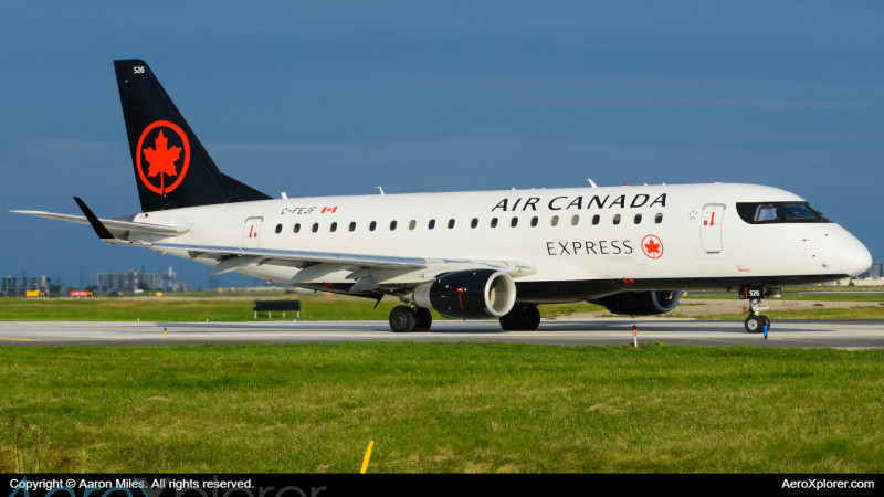 Photo of C-FEJF - Air Canada Express Embraer E175 at YYZ on AeroXplorer Aviation Database