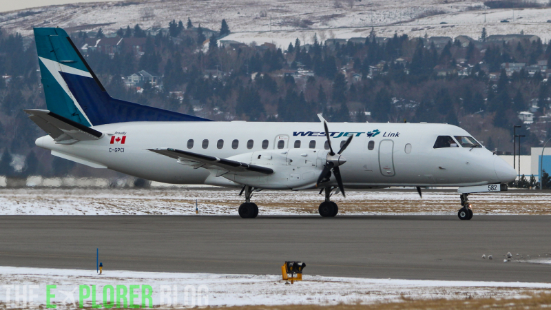Photo of C-GPCI - WestJet Link Saab 340 at YYC on AeroXplorer Aviation Database