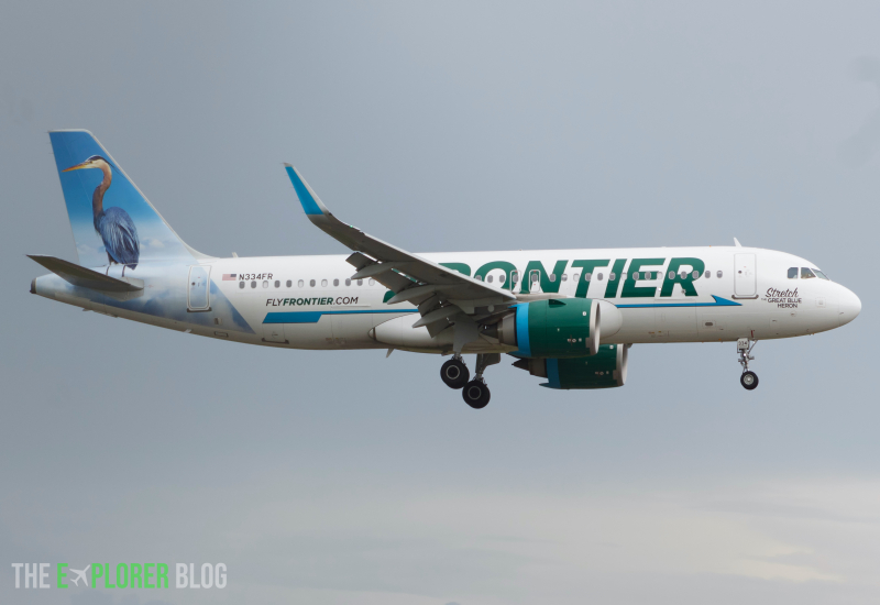 Photo of N334FR - Frontier Airlines Airbus A320neo at MCO on AeroXplorer Aviation Database