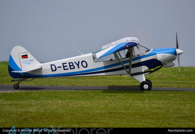 Photo of D-EBYO - Flugsportverein Erlangen-Nürnberg  PA-18-180M Super Cub at EDQX on AeroXplorer Aviation Database