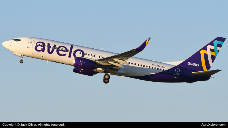 Photo of N233GE - Avelo Airlines Boeing 737-800 at PIT on AeroXplorer Aviation Database