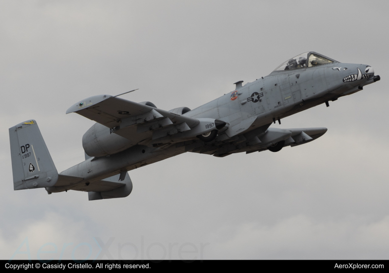 Photo of 81-0997 - USAF - United States Air Force Fairchild A-10 Thunderbolt at LUF on AeroXplorer Aviation Database