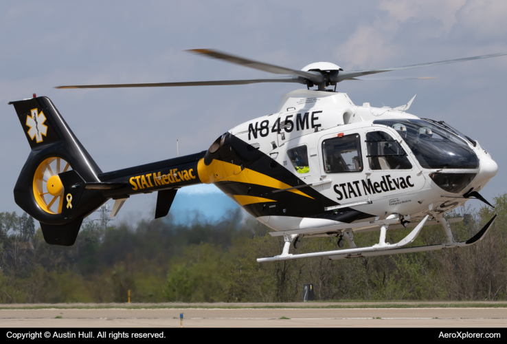 Photo of N845ME - STAT MedEvac Airbus H135 at AGC on AeroXplorer Aviation Database