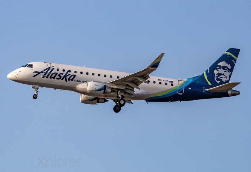 Photo of N638QX - Alaska Airlines Embraer E175 at BOI on AeroXplorer Aviation Database