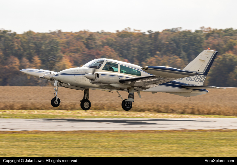 Photo of N7638Q - PRIVATE Cessna 310 at EZF on AeroXplorer Aviation Database