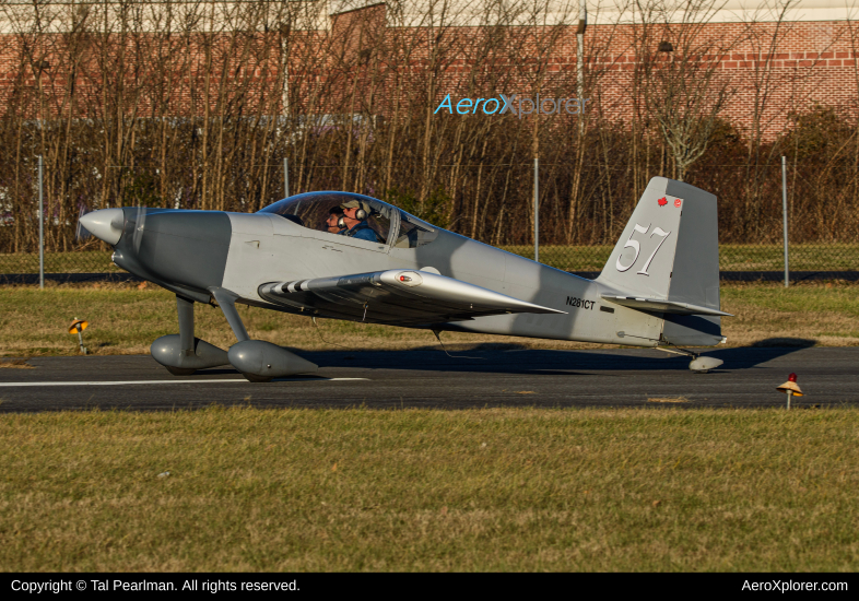 Photo of N281CT - PRIVATE Vans RV-7 at ANP on AeroXplorer Aviation Database