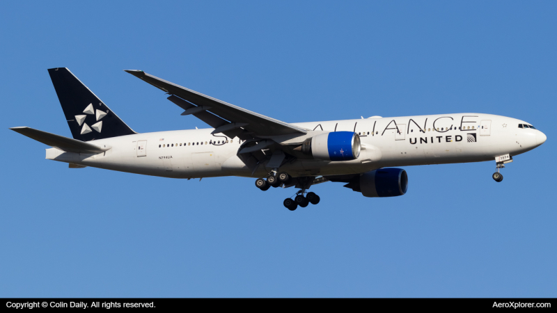 Photo of N794UA - United Airlines Boeing 777-200 at IAD on AeroXplorer Aviation Database