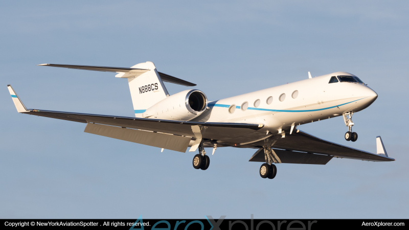Photo of N888CS - Private  Gulfstream IV at HPN on AeroXplorer Aviation Database
