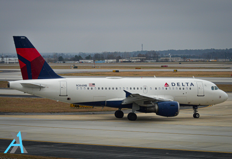 Photo of N366NB - Delta Airlines Airbus A319 at ATL on AeroXplorer Aviation Database
