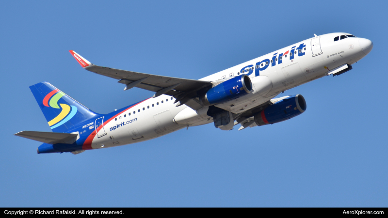 Photo of N631NK - Spirit Airlines Airbus A320 at PHX on AeroXplorer Aviation Database