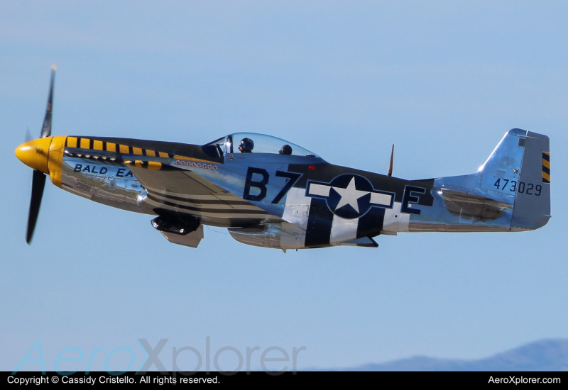 Photo of N51JB - PRIVATE North American P-51D Mustang at DMA on AeroXplorer Aviation Database