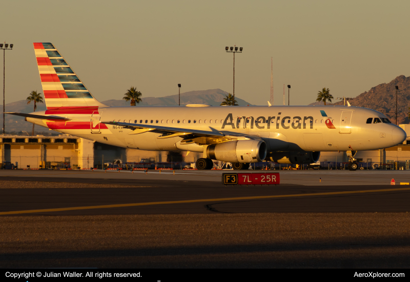 Photo of N649AW - American Airlines Airbus A320 at PHX on AeroXplorer Aviation Database