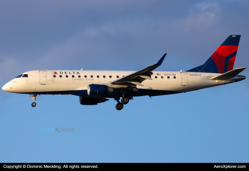 Photo of N231JQ - Delta Connection Embraer E175 at PIT on AeroXplorer Aviation Database