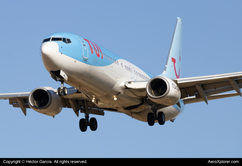 Photo of G-TAWG - TUI Fly Boeing 737-800 at AGP on AeroXplorer Aviation Database