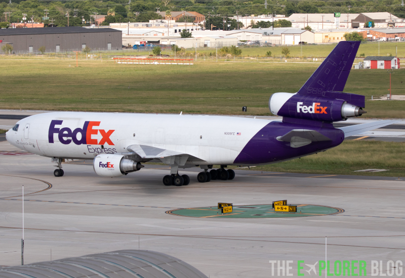 Photo of N306FE - FedEx Express McDonnell Douglas MD-10F at SAT on AeroXplorer Aviation Database