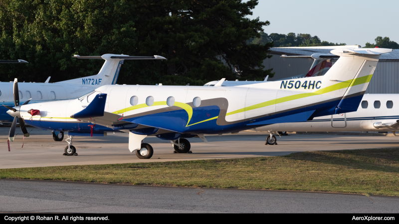 Photo of N504HC - PRIVATE Pilatus PC-12 at PDK on AeroXplorer Aviation Database