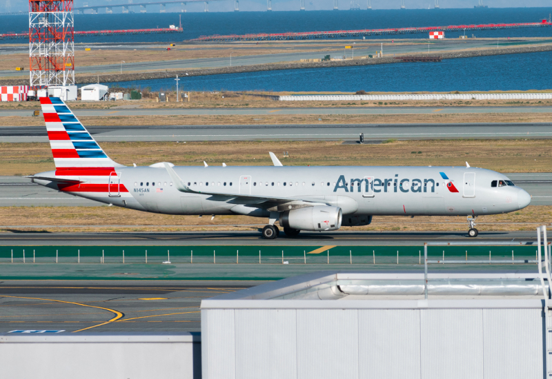Photo of N145AN - American Airlines Airbus A321-200 at SFO on AeroXplorer Aviation Database