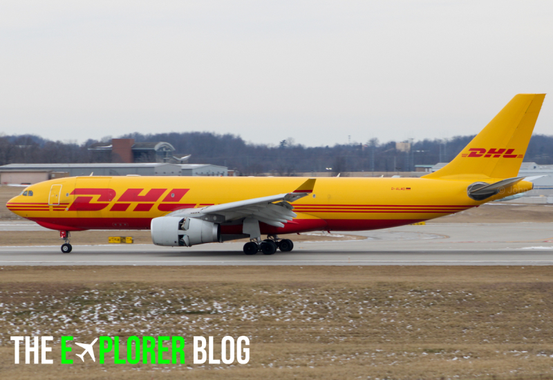 Photo of D-ALMD - DHL Airbus A330-300F at CVG on AeroXplorer Aviation Database