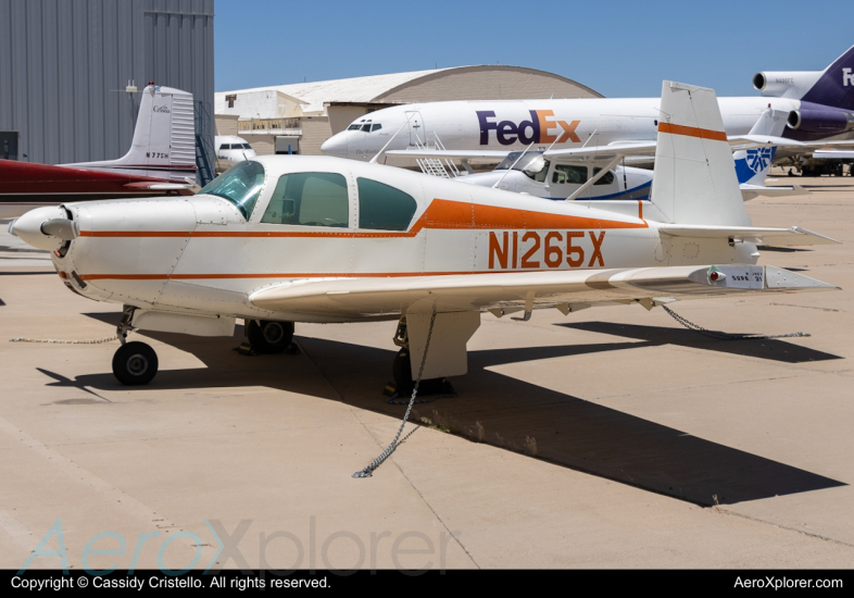 Photo of N1265X - Pima Community College Mooney M20 at TUS on AeroXplorer Aviation Database