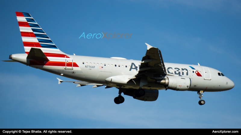 Photo of N776XF - American Airlines Airbus A319 at DFW on AeroXplorer Aviation Database