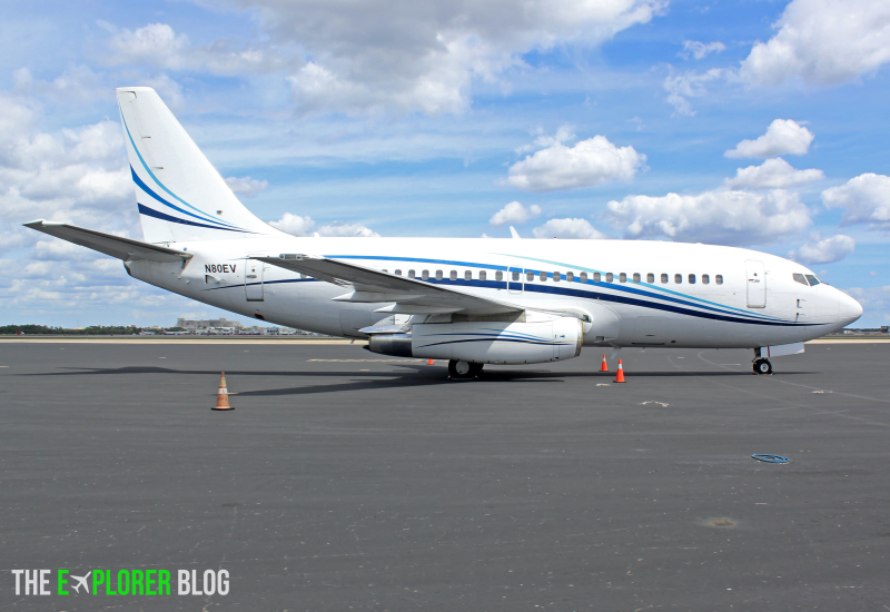 Photo of N80EV - PRIVATE Boeing 737-200 at MCO on AeroXplorer Aviation Database