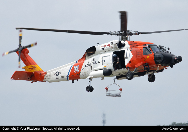 Photo of 6018 - USCG - United States Coast Guard Sikorsky HH-60 Jayhawk at LBE on AeroXplorer Aviation Database