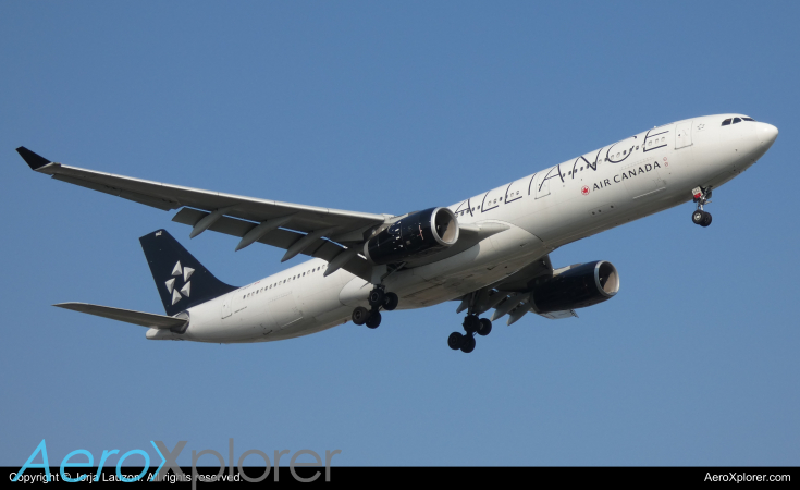 Photo of C-GEGP - Air Canada Airbus A330-300 at YYZ on AeroXplorer Aviation Database