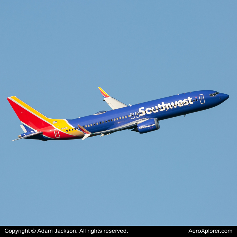 Photo of N8810L - Southwest Airlines Boeing 737 MAX 8 at BWI on AeroXplorer Aviation Database
