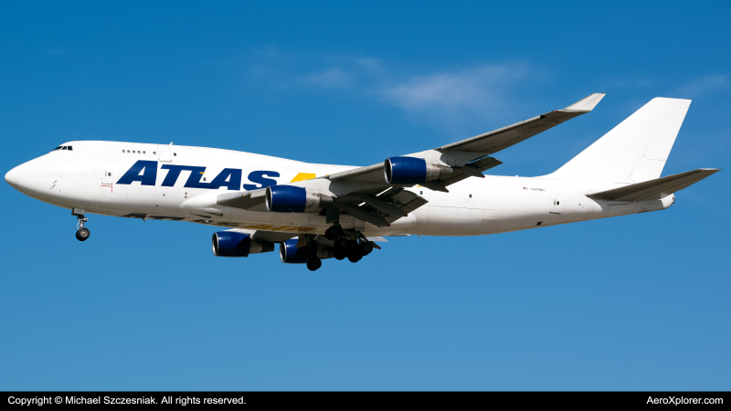 Photo of N471MC - Atlas Air Boeing 747-400F at ORD on AeroXplorer Aviation Database