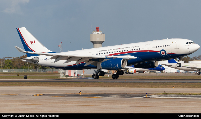 Photo of 330002 - Royal Canadian Air Force Airbus CC-330 Husky at KTPA on AeroXplorer Aviation Database