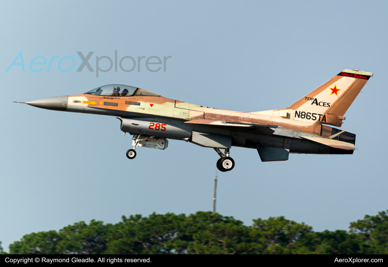 Photo of N865TA - USAF - United States Air Force General Dynamics F-16 Fighting Falcon at DTS on AeroXplorer Aviation Database