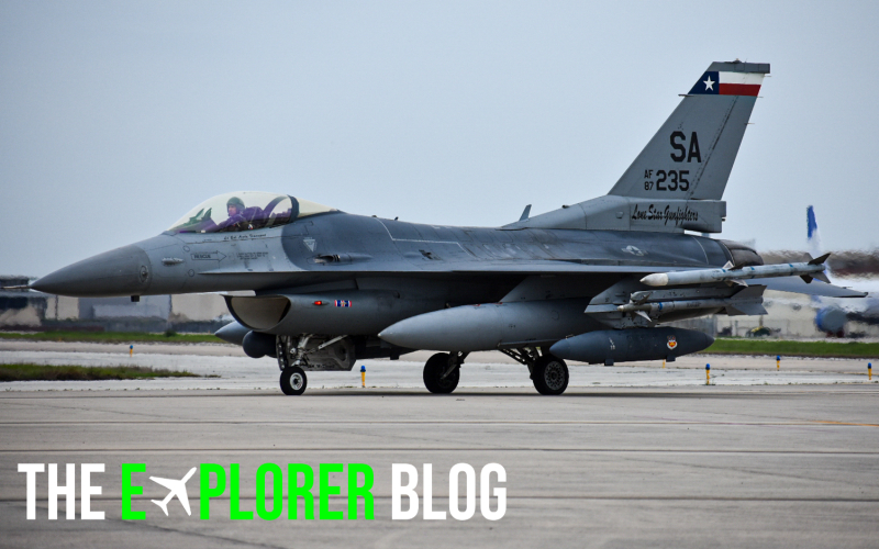 Photo of 87-0235 - USAF - United States Air Force F-16C at SKF on AeroXplorer Aviation Database