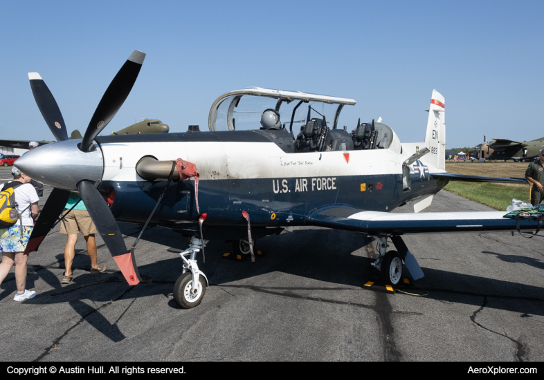 Photo of 07-0883 - USAF - United States Air Force Beechcraft T-6 Texan II at HLG on AeroXplorer Aviation Database