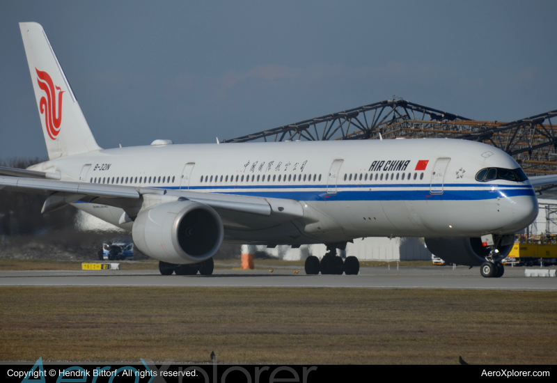 Photo of B-321N - Air China Airbus A350-900 at MUC on AeroXplorer Aviation Database