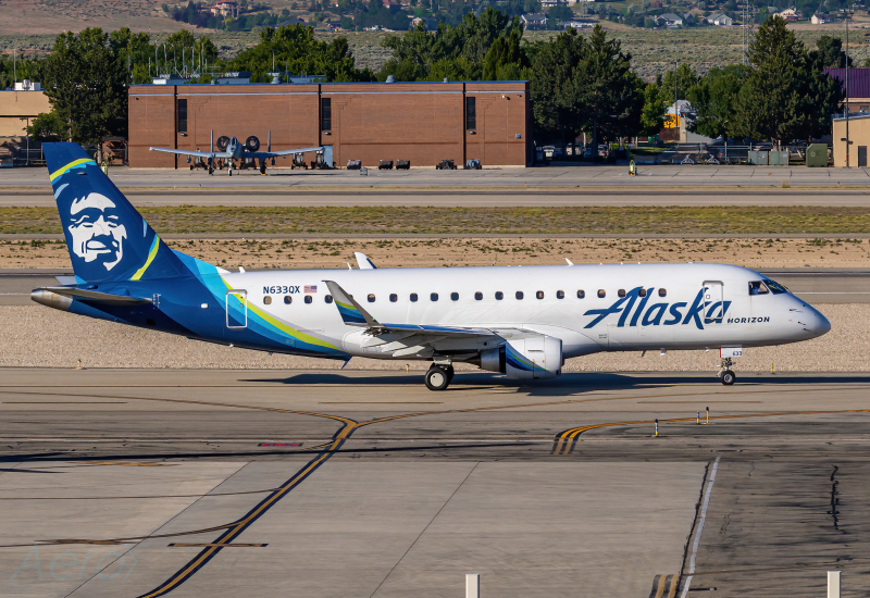 Photo of N633QX - Alaska Airlines Embraer E175 at BOI on AeroXplorer Aviation Database