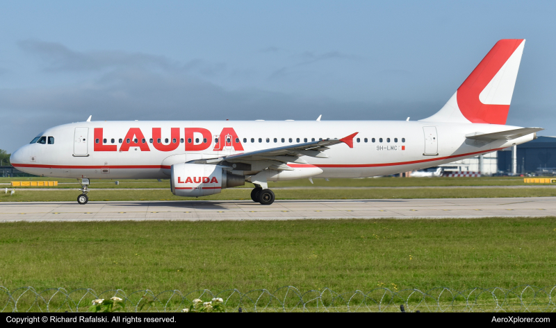 Photo of 9H-LMC - Lauda Airbus A320 at MAN on AeroXplorer Aviation Database