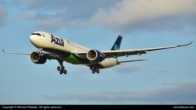 Photo of PR-ANY - Azul  Airbus A330-900 at FLL on AeroXplorer Aviation Database